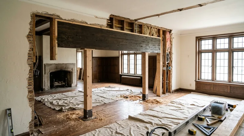 Beam Replacement & Load-Bearing Wall Removal Springfield